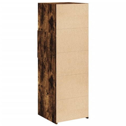 vidaXL Highboard Räuchereiche 40x42,5x124 cm Holzwerkstoff