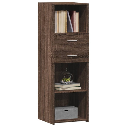 vidaXL Highboard Braun Eichen-Optik 40x42,5x124 cm Holzwerkstoff