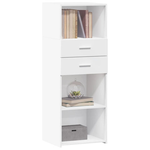 vidaXL Highboard Weiß 45x42,5x124 cm Holzwerkstoff