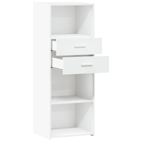 vidaXL Highboard Weiß 45x42,5x124 cm Holzwerkstoff