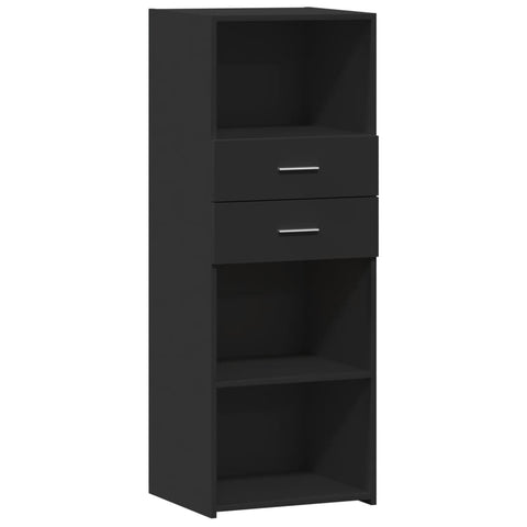 vidaXL Highboard Schwarz 45x42,5x124 cm Holzwerkstoff