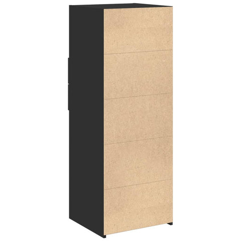 vidaXL Highboard Schwarz 45x42,5x124 cm Holzwerkstoff