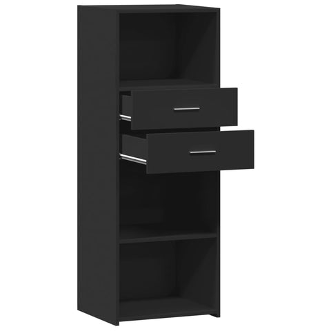 vidaXL Highboard Schwarz 45x42,5x124 cm Holzwerkstoff