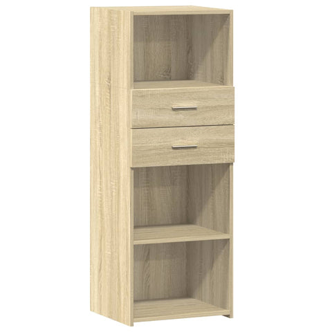 vidaXL Highboard Sonoma-Eiche 45x42,5x124 cm Holzwerkstoff