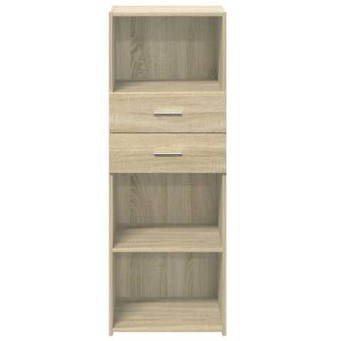 vidaXL Highboard Sonoma-Eiche 45x42,5x124 cm Holzwerkstoff