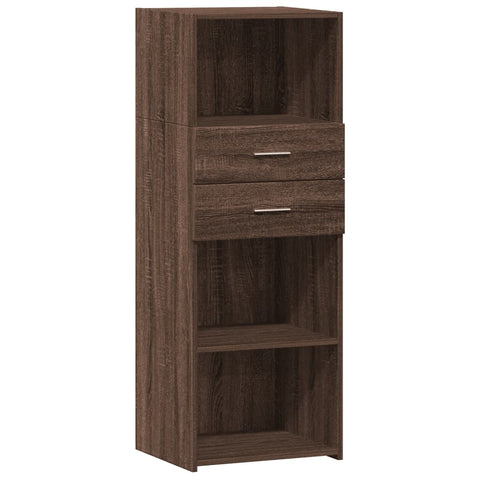 vidaXL Highboard Braun Eichen-Optik 45x42,5x124 cm Holzwerkstoff