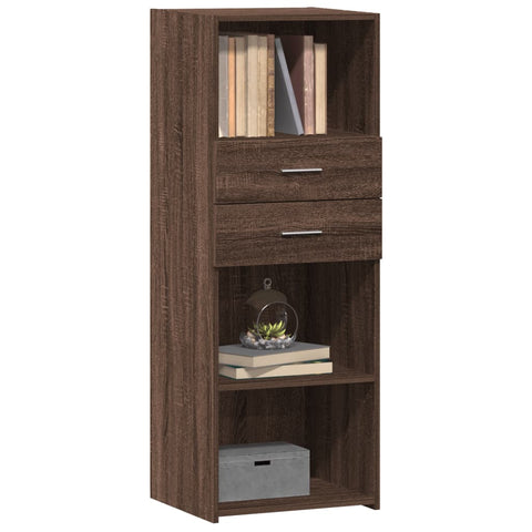 vidaXL Highboard Braun Eichen-Optik 45x42,5x124 cm Holzwerkstoff