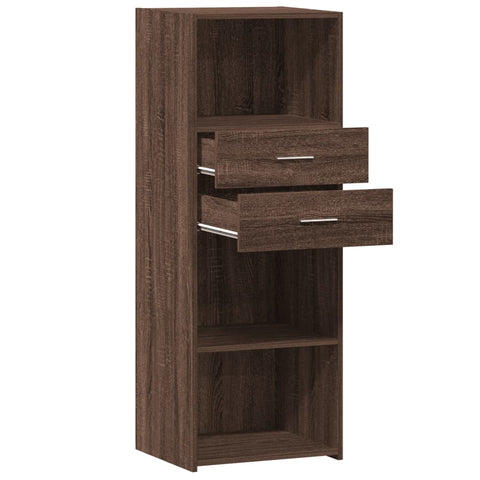 vidaXL Highboard Braun Eichen-Optik 45x42,5x124 cm Holzwerkstoff