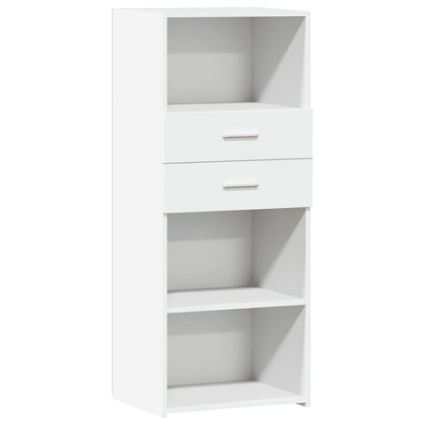 vidaXL Highboard Weiß 50x42,5x124 cm Holzwerkstoff