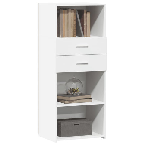 vidaXL Highboard Weiß 50x42,5x124 cm Holzwerkstoff