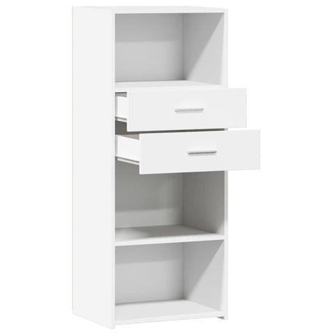 vidaXL Highboard Weiß 50x42,5x124 cm Holzwerkstoff