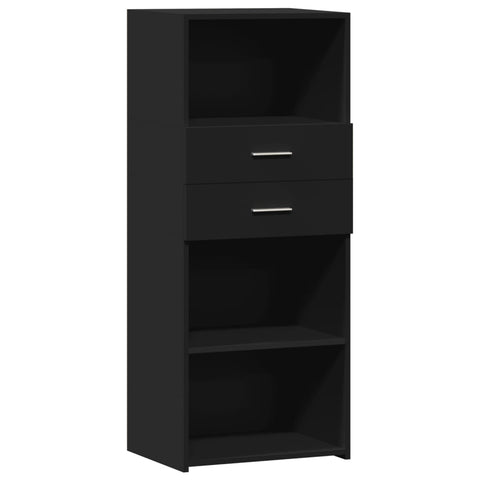 vidaXL Highboard Schwarz 50x42,5x124 cm Holzwerkstoff