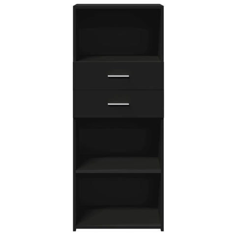 vidaXL Highboard Schwarz 50x42,5x124 cm Holzwerkstoff