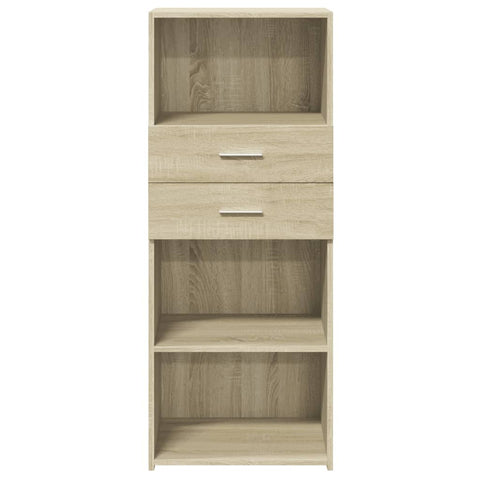 vidaXL Highboard Sonoma-Eiche 50x42,5x124 cm Holzwerkstoff