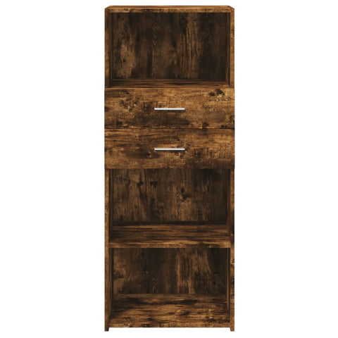 vidaXL Highboard Räuchereiche 50x42,5x124 cm Holzwerkstoff