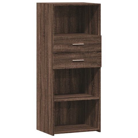 vidaXL Highboard Braun Eichen-Optik 50x42,5x124 cm Holzwerkstoff