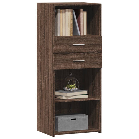 vidaXL Highboard Braun Eichen-Optik 50x42,5x124 cm Holzwerkstoff