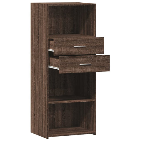 vidaXL Highboard Braun Eichen-Optik 50x42,5x124 cm Holzwerkstoff