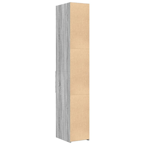 vidaXL Highboard Grau Sonoma 30x42,5x185 cm Holzwerkstoff