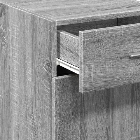 vidaXL Sideboard Grau Sonoma 40x42,5x93 cm Holzwerkstoff