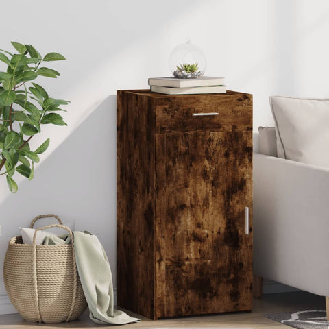 vidaXL Sideboard Räuchereiche 45x42,5x93 cm Holzwerkstoff