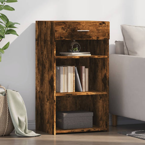 vidaXL Sideboard Räuchereiche 50x42,5x93 cm Holzwerkstoff