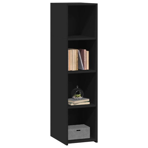 vidaXL Highboard Schwarz 30x41x124 cm Holzwerkstoff