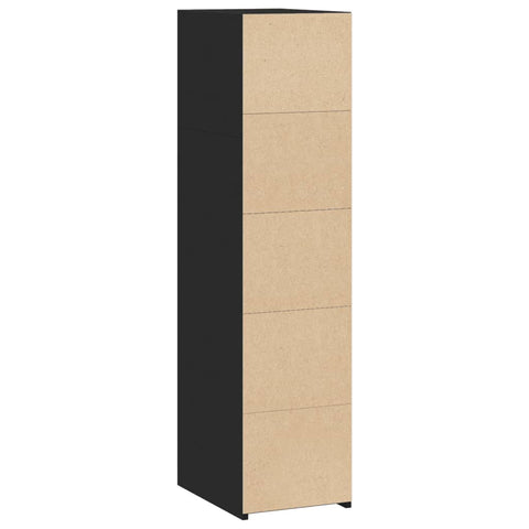 vidaXL Highboard Schwarz 30x41x124 cm Holzwerkstoff