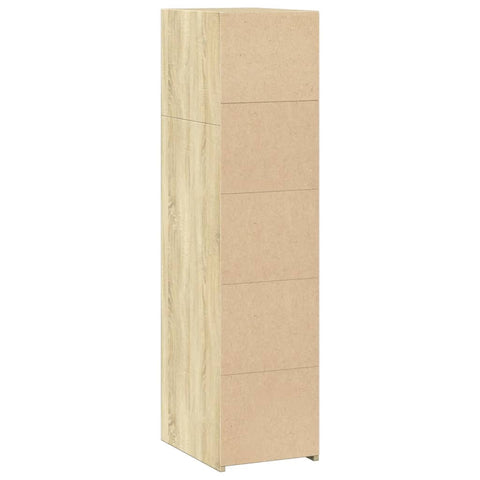 vidaXL Highboard Sonoma-Eiche 30x41x124 cm Holzwerkstoff