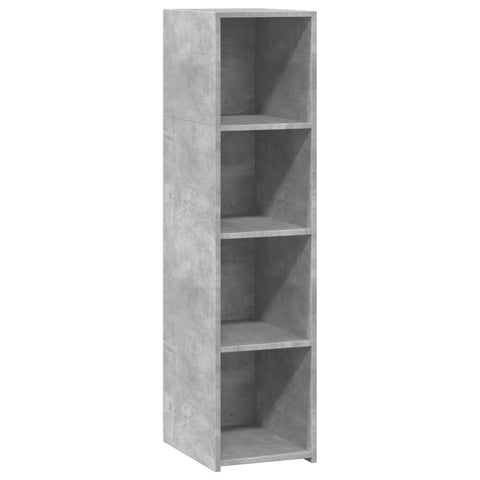 vidaXL Highboard Betongrau 30x41x124 cm Holzwerkstoff