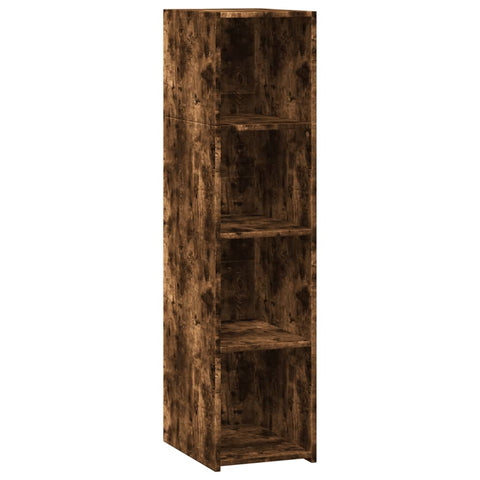 vidaXL Highboard Räuchereiche 30x41x124 cm Holzwerkstoff