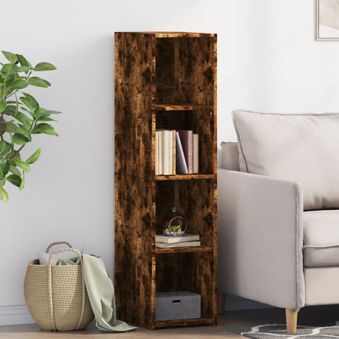 vidaXL Highboard Räuchereiche 30x41x124 cm Holzwerkstoff