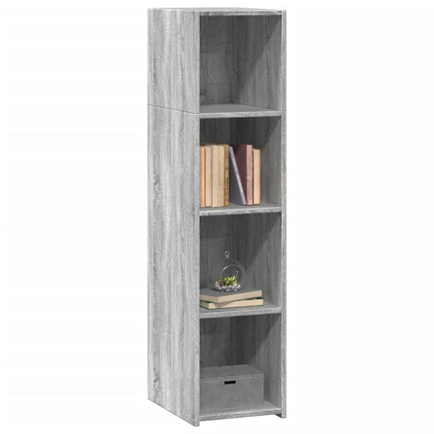 vidaXL Highboard Grau Sonoma 30x41x124 cm Holzwerkstoff