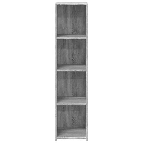 vidaXL Highboard Grau Sonoma 30x41x124 cm Holzwerkstoff