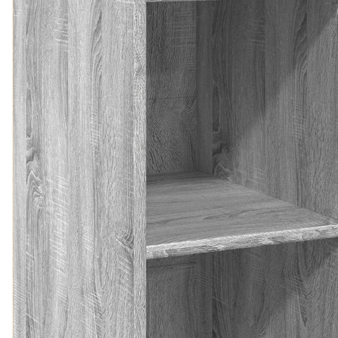 vidaXL Highboard Grau Sonoma 30x41x124 cm Holzwerkstoff