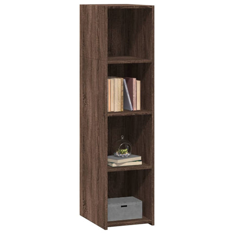 vidaXL Highboard Braun Eichen-Optik 30x41x124 cm Holzwerkstoff