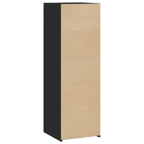 vidaXL Highboard Schwarz 40x41x124 cm Holzwerkstoff