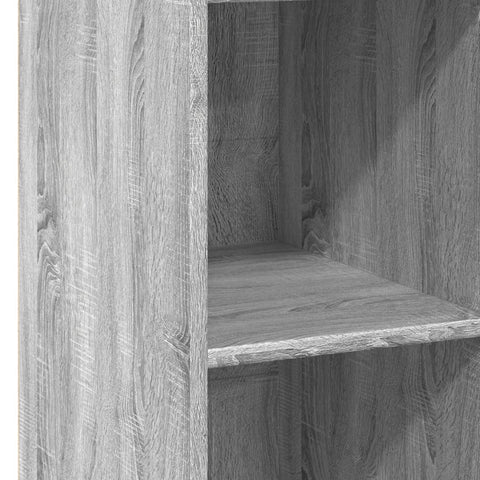 vidaXL Highboard Grau Sonoma 40x41x124 cm Holzwerkstoff