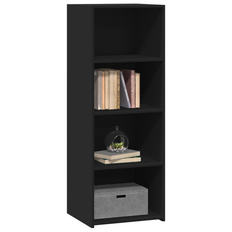 vidaXL Highboard Schwarz 45x41x124 cm Holzwerkstoff