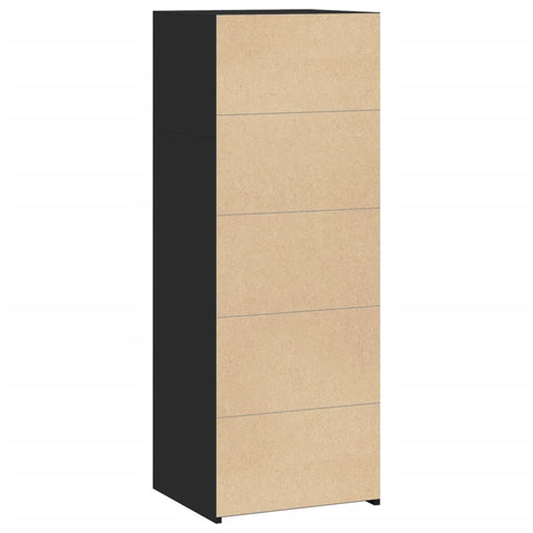 vidaXL Highboard Schwarz 45x41x124 cm Holzwerkstoff