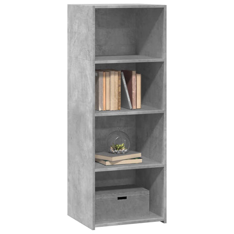 vidaXL Highboard Betongrau 45x41x124 cm Holzwerkstoff