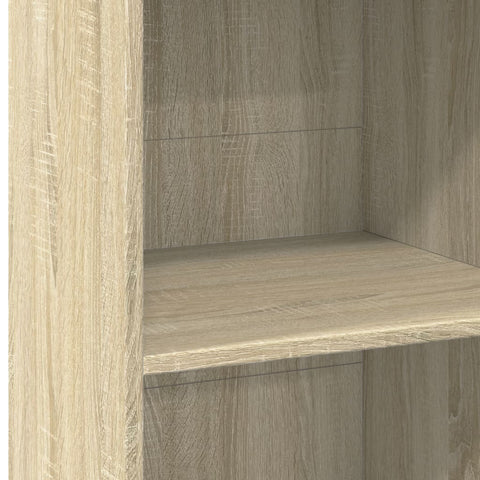 vidaXL Highboard Sonoma-Eiche 50x41x124 cm Holzwerkstoff