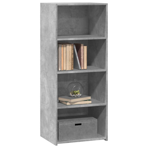 vidaXL Highboard Betongrau 50x41x124 cm Holzwerkstoff