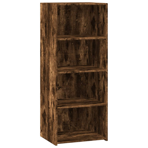 vidaXL Highboard Räuchereiche 50x41x124 cm Holzwerkstoff