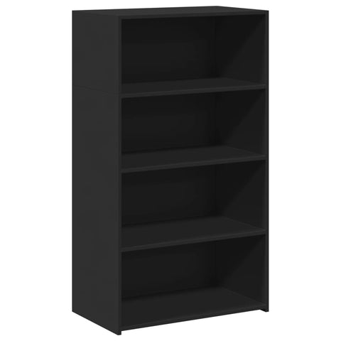 vidaXL Highboard Schwarz 70x41x124 cm Holzwerkstoff