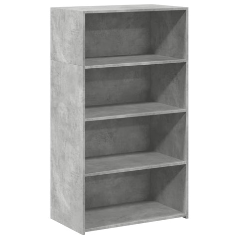 vidaXL Highboard Betongrau 70x41x124 cm Holzwerkstoff