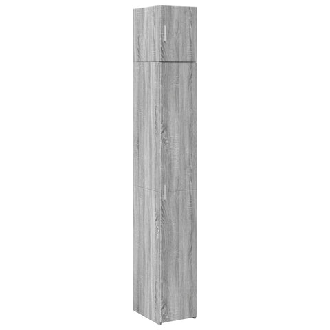 vidaXL Hochschrank Schmal Grau Sonoma 30x42,5x225 cm Holzwerkstoff