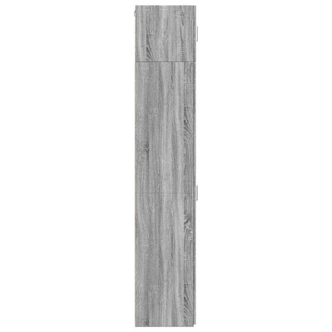 vidaXL Hochschrank Schmal Grau Sonoma 30x42,5x225 cm Holzwerkstoff