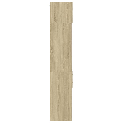 vidaXL Hochschrank Schmal Sonoma-Eiche 30x42,5x225 cm Holzwerkstoff