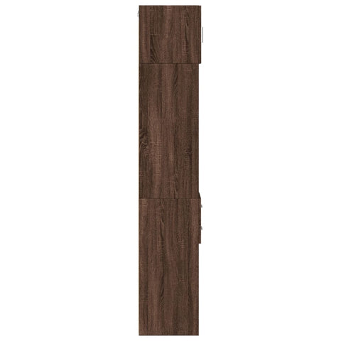 vidaXL Hochschrank Schmal Eichen-Optik 30x42,5x225 cm Holzwerkstoff